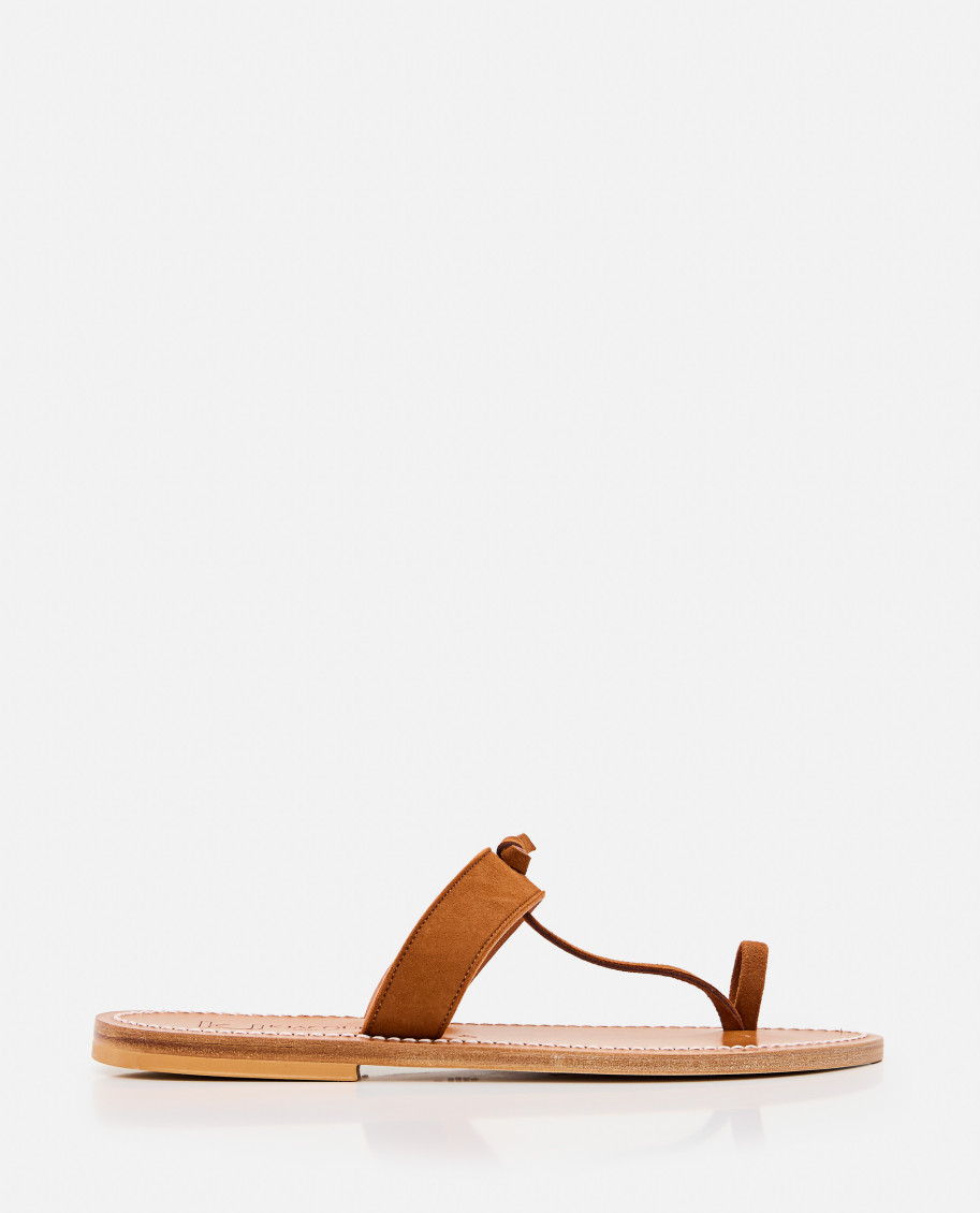 K.jacques Saint Tropez Brown Slip On Sandals