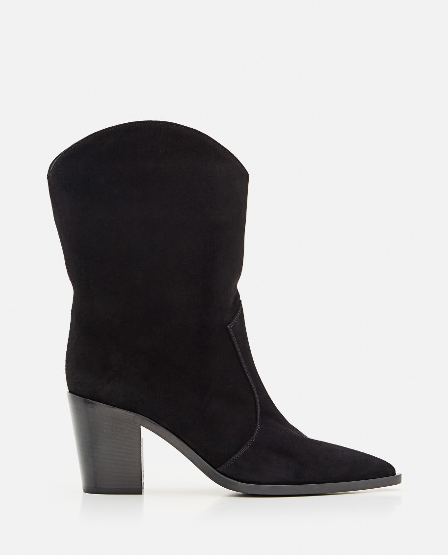 Gianvito Rossi Woman Ankle Boots Black Size 6 Soft Leather