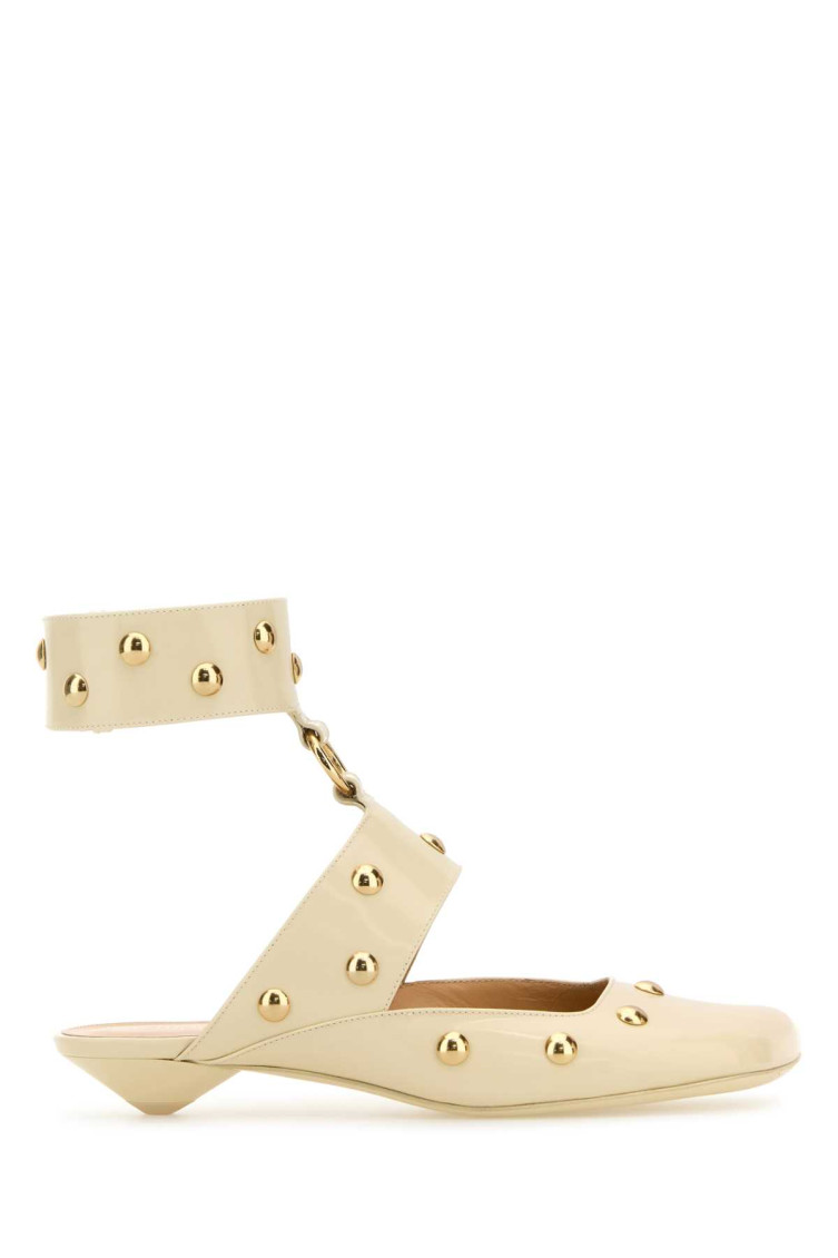 Chloé Jade Studded Leather Mules