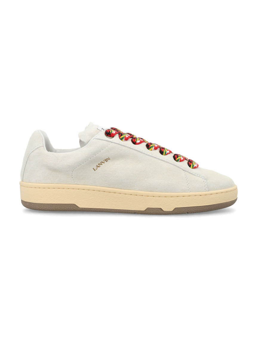 Shop Lanvin White Lite Curb Sneakers