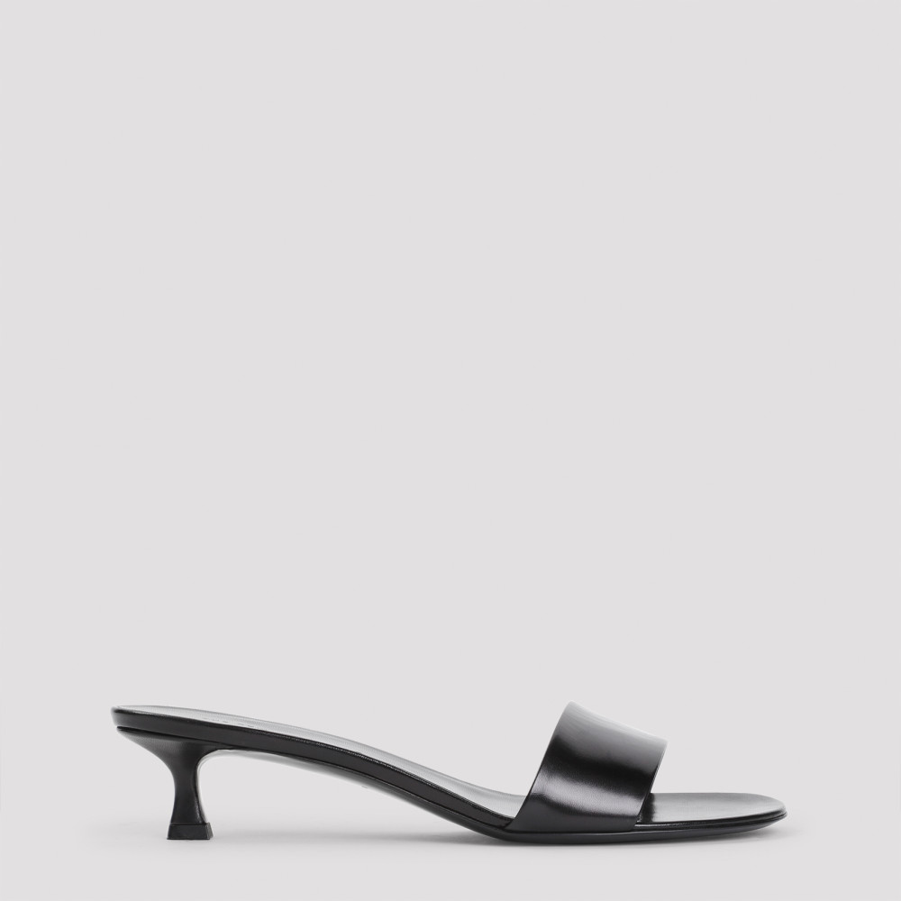 Shop The Row Black Combo Kitten Goat Leather Pumps