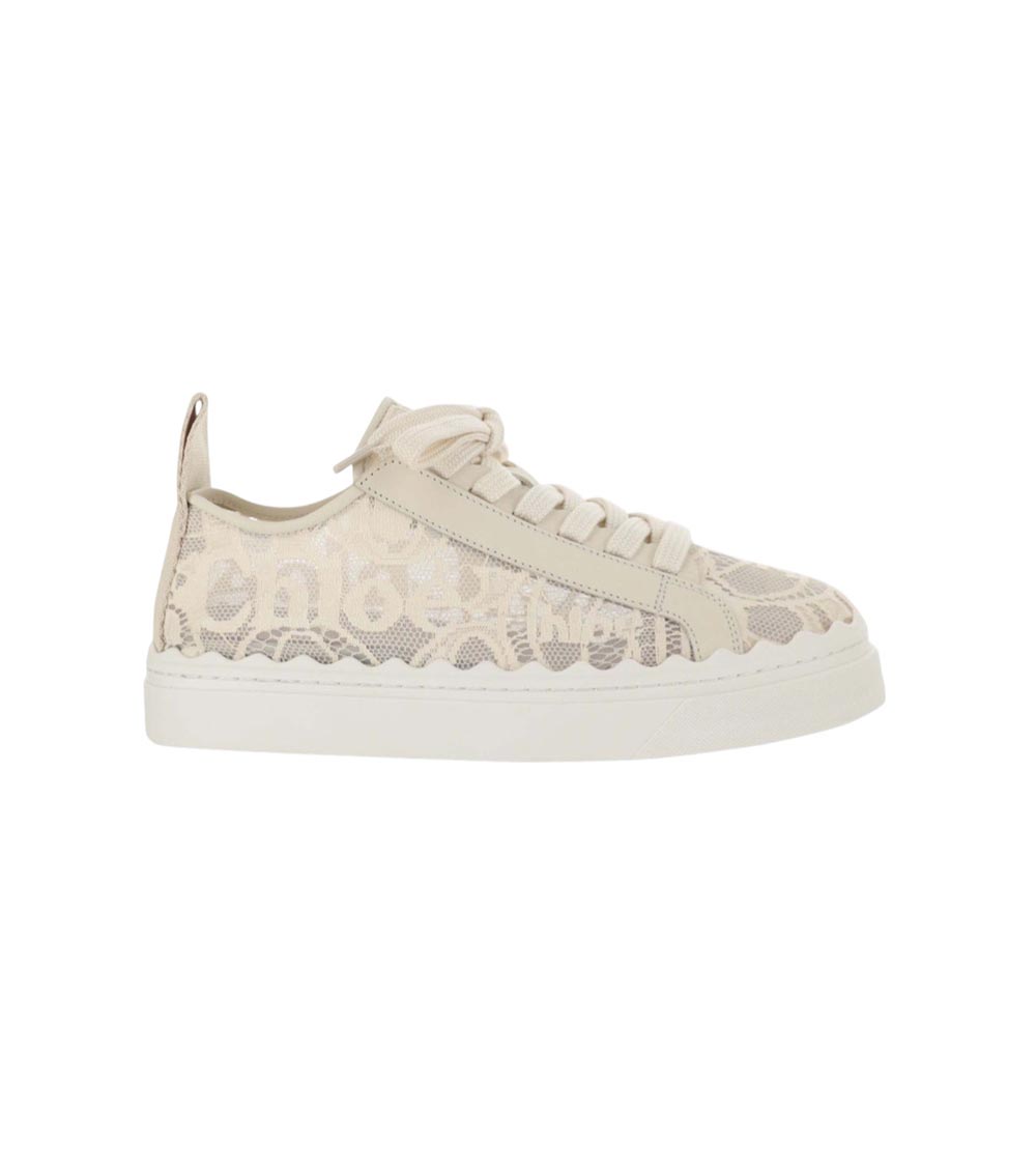 Chloé Lauren Sneakers In Neutral