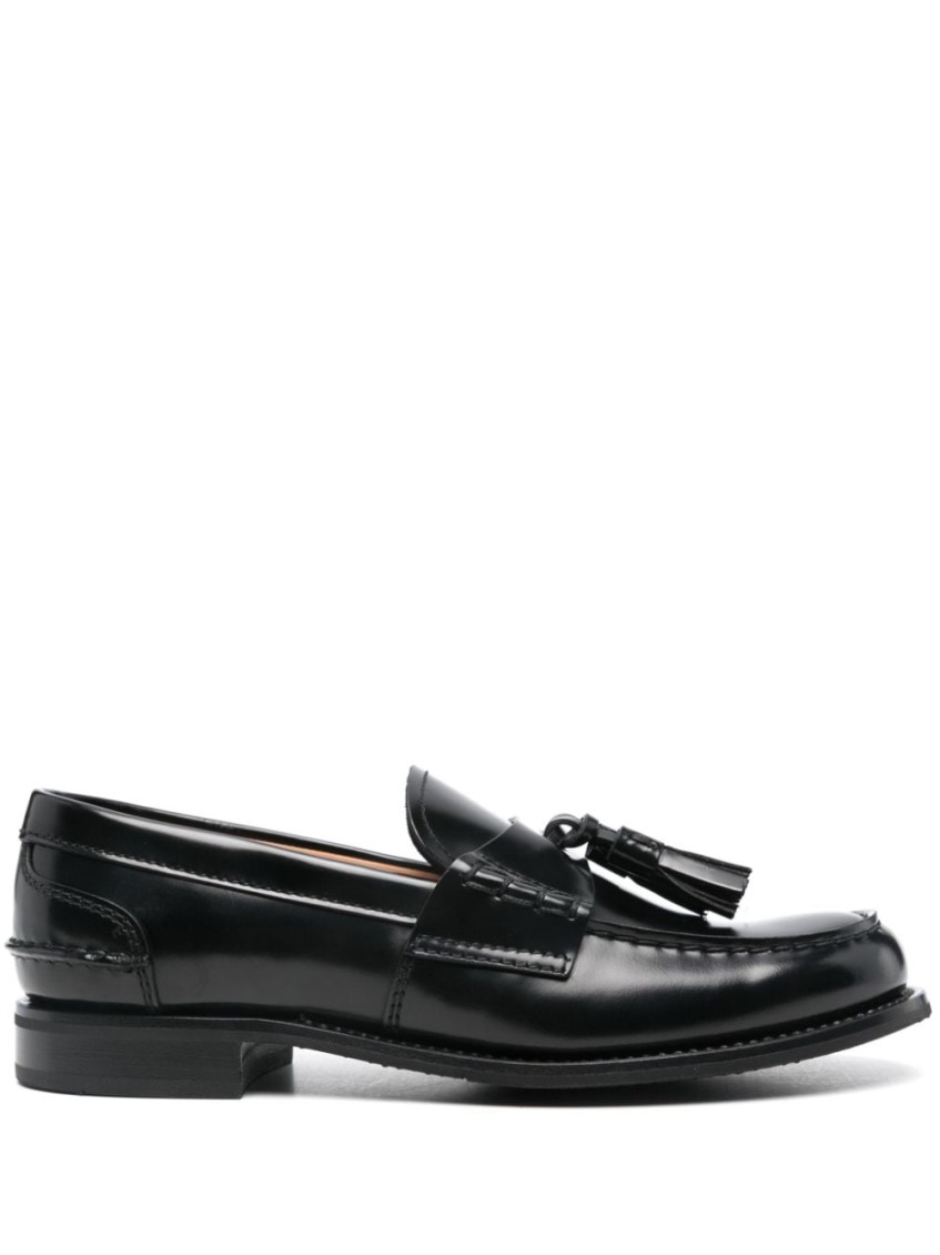 Shop Church's Black Tiverton Loafers