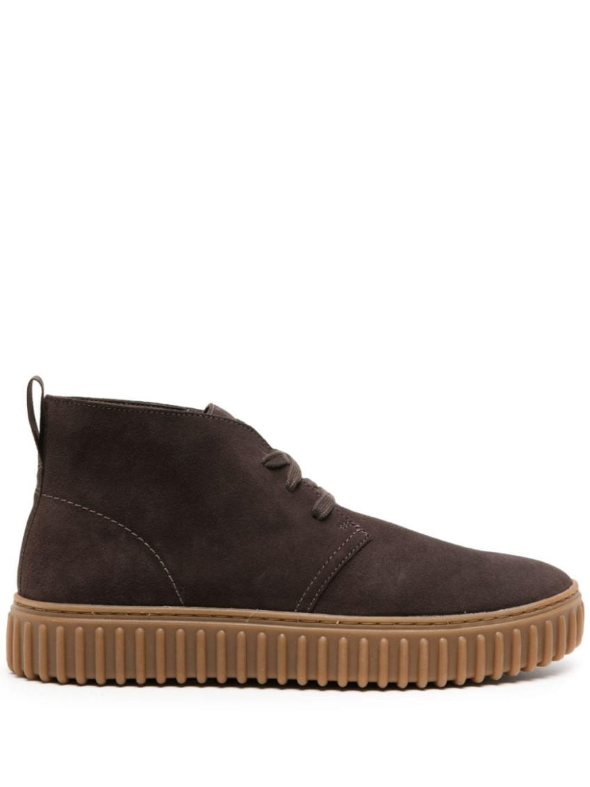 Clarks Torhill Db Suede Ankle Boots In Dark Brown