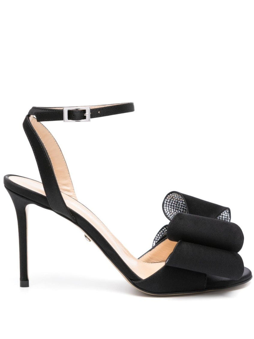 Mach & Mach Le Cadeau 95mm Bow-detail Pumps In Black