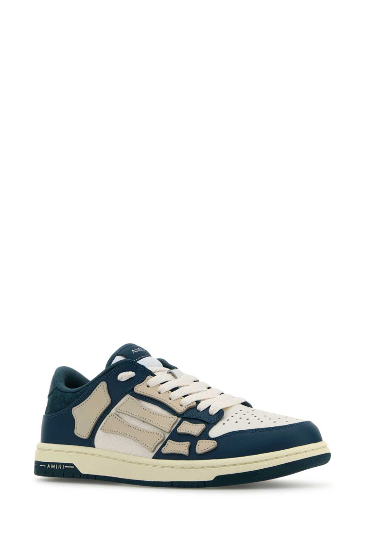 Amiri Debossed Ma Quad Skel Top Low In Blue
