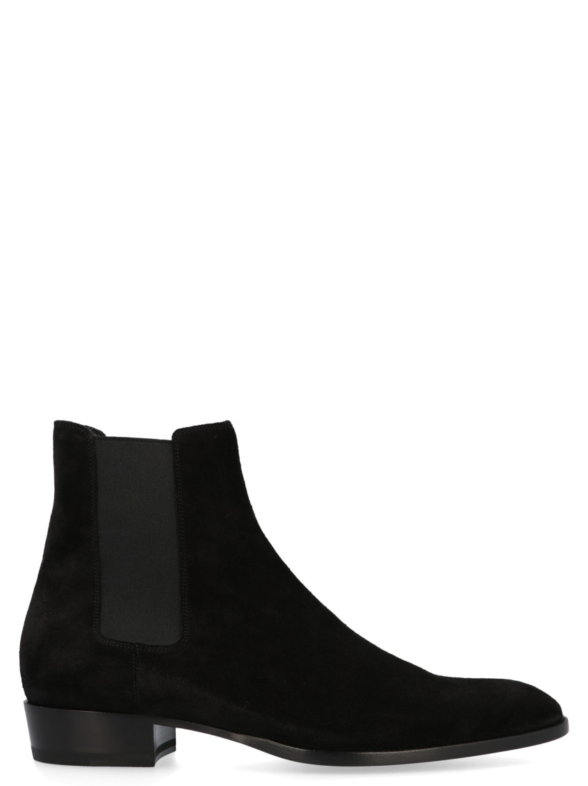 Saint Laurent Wyatt 30 Otterproof Chelsea Boot In Black