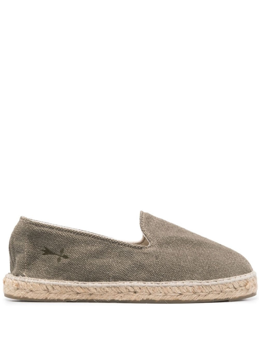 Manebi La Havana Organic Hemp Espadrilles In Olive