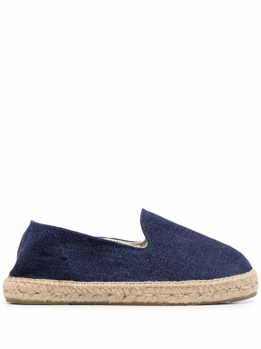 Manebi Manebí La Havana Organic Hemp Espadrilles In Navy Blue
