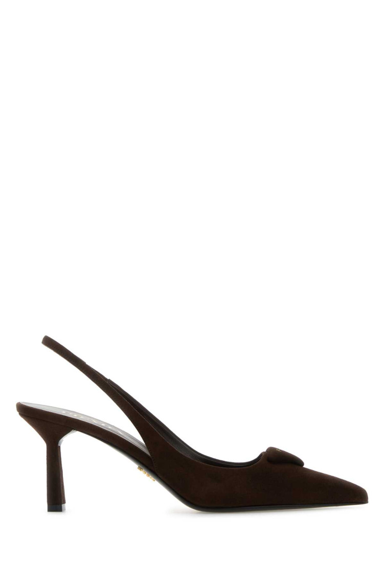 Prada Suede Pointed Toe Stiletto Heel Pumps In Multi