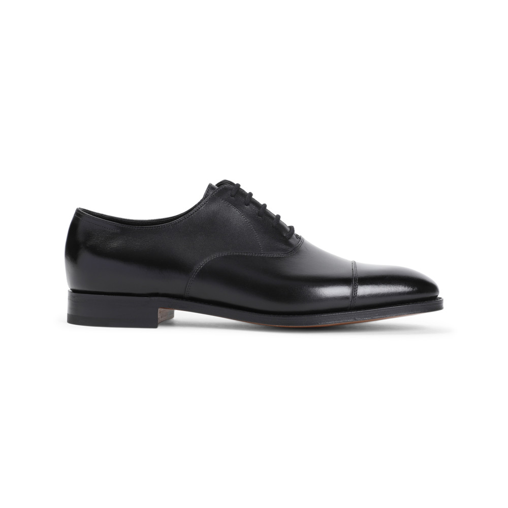 John Lobb Black Leather Lace Up Shoes for Men Online India