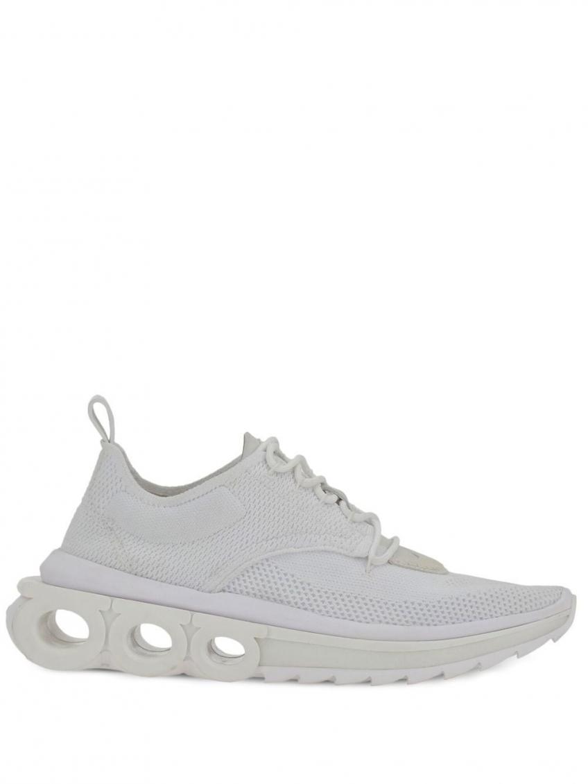 スニーカー FERRAGAMO SS23 'Nima' sneakers (0760648 BIANCO) Ferragamo White Nima Sneakers for Men Online USA at Darveys.com