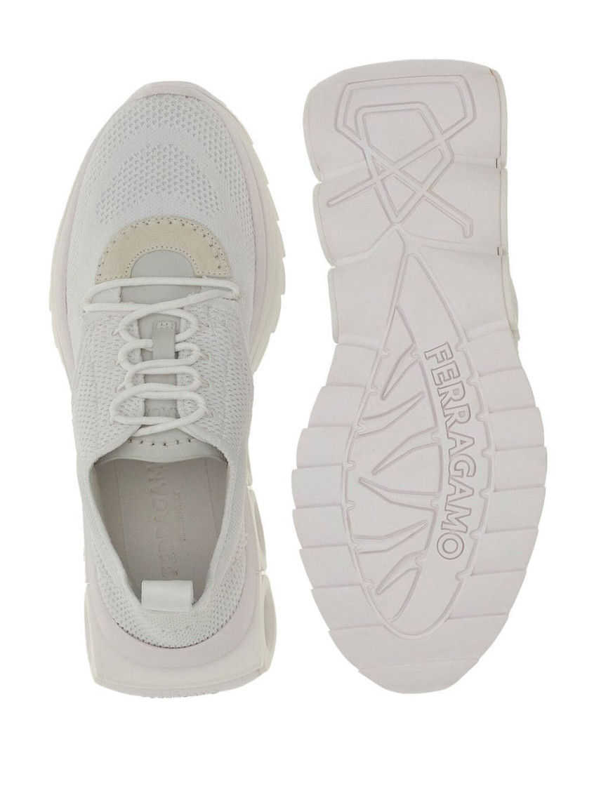 スニーカー FERRAGAMO 'Nima' sneakers White Ferragamo White Nima Sneakers for Men Online USA at Darveys.com