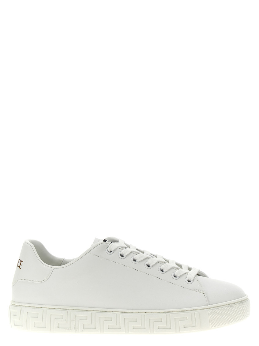 Versace Greca Eco Leather In White