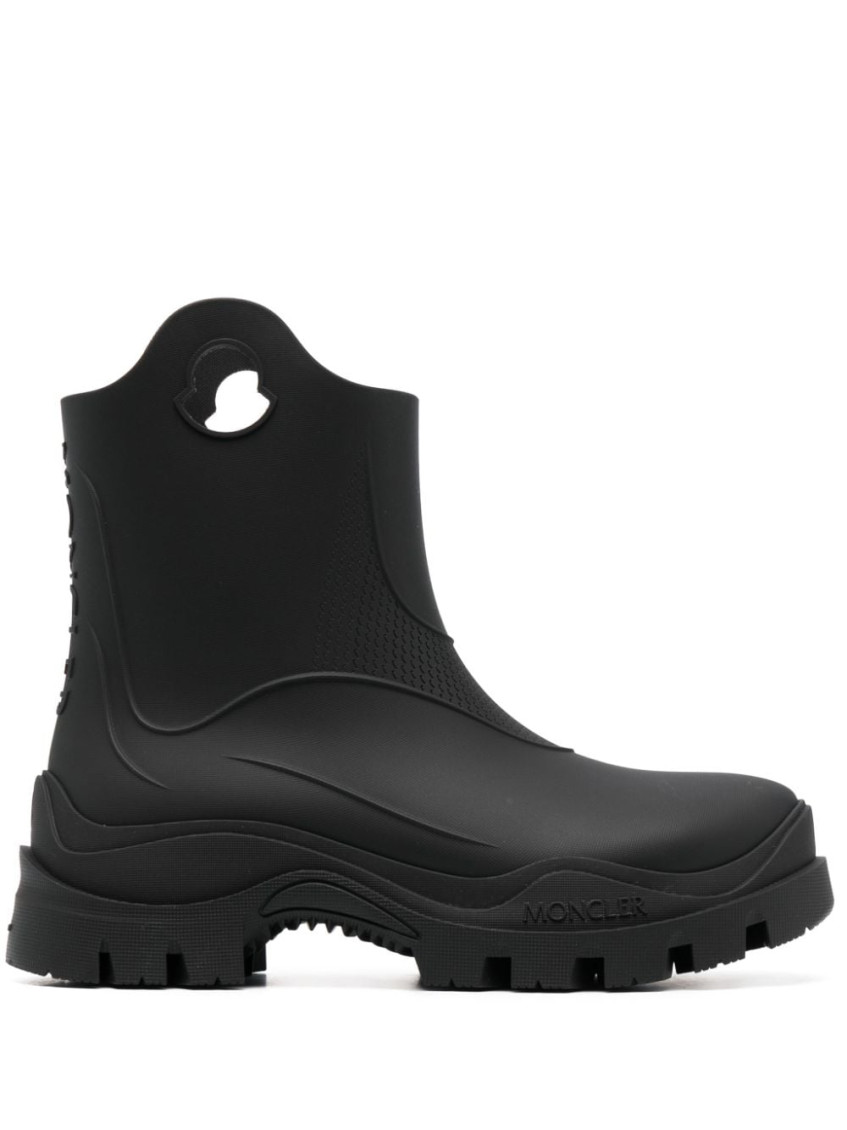 Shop Moncler Black Misty Rain Boots