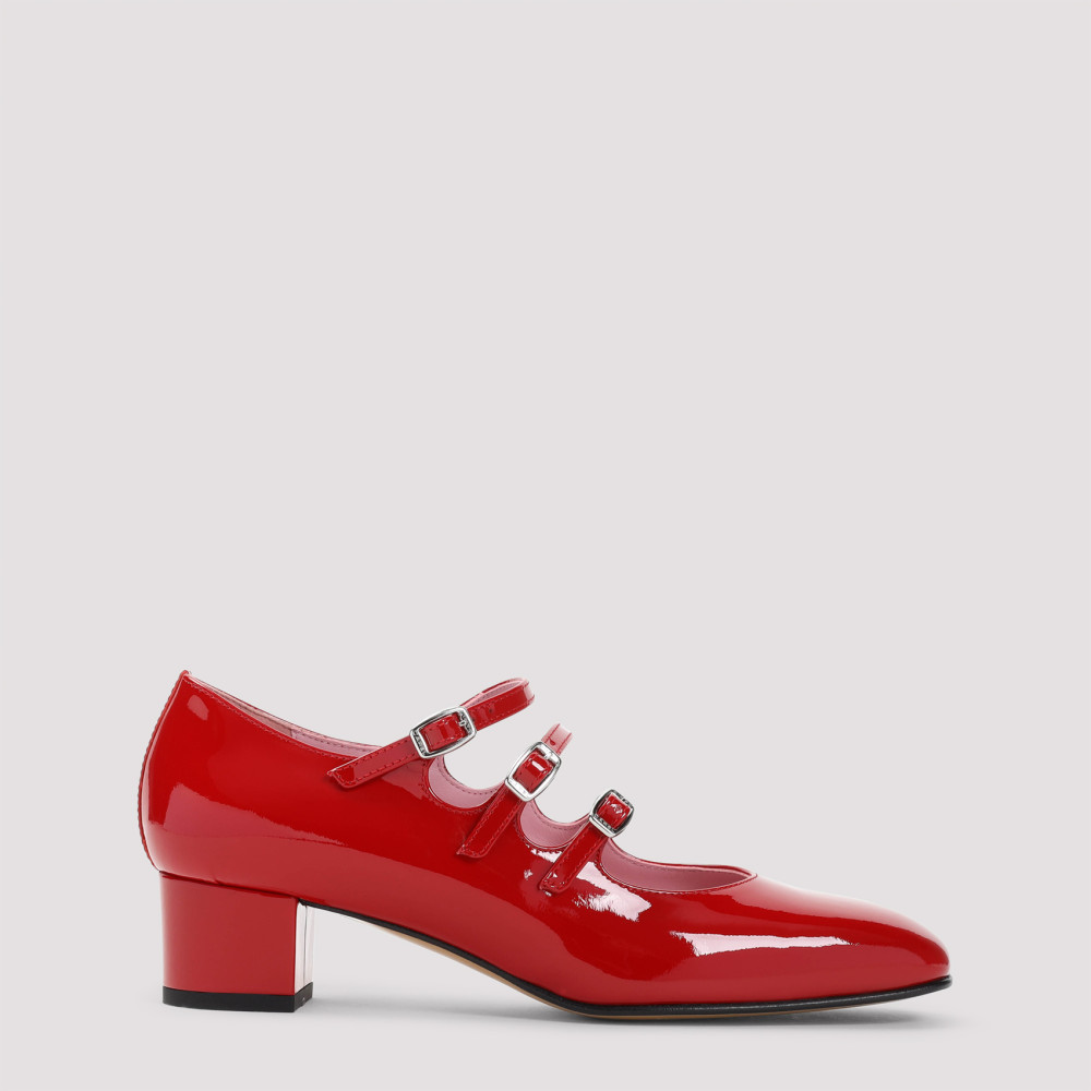 Shop Carel Paris Red Leather Pumps