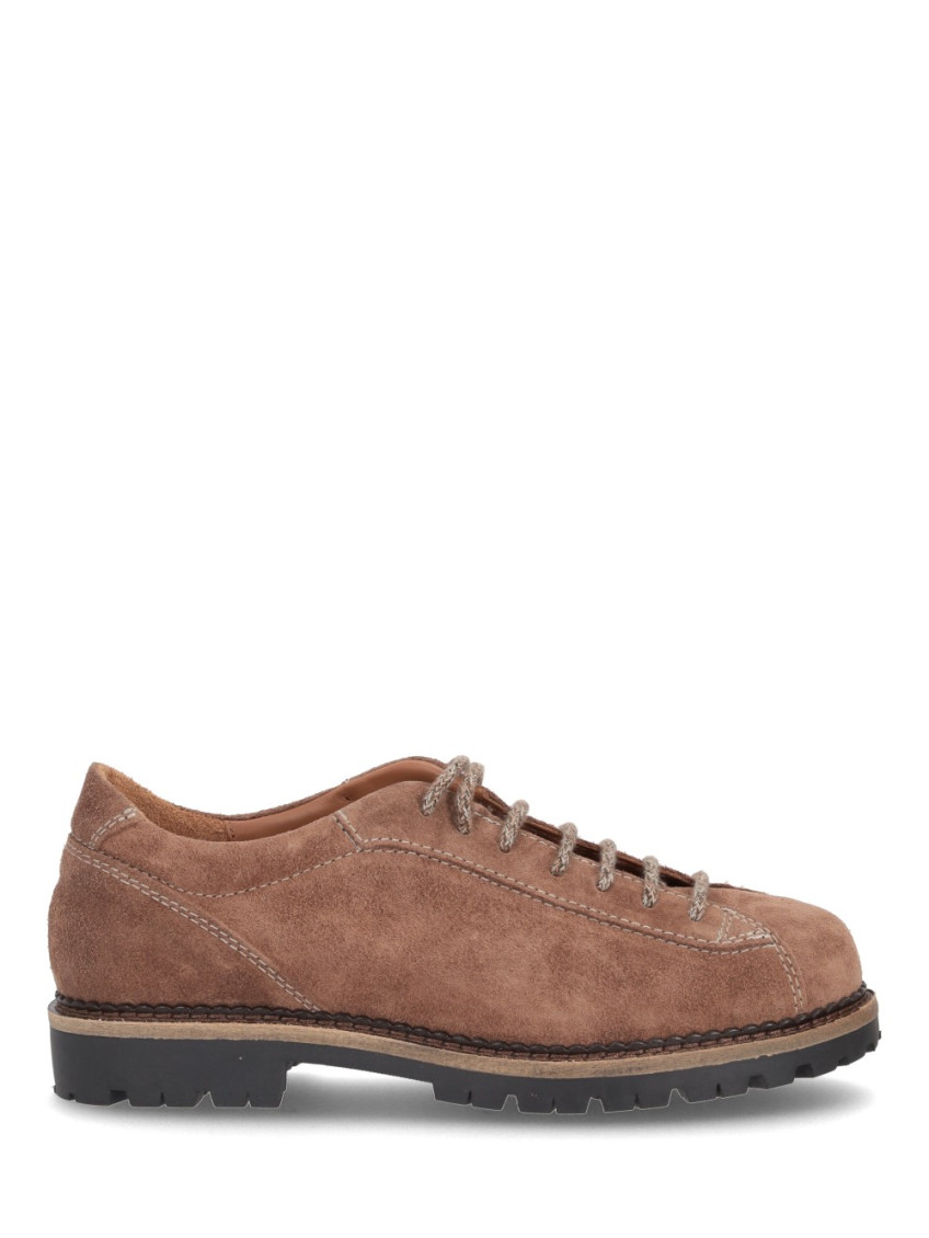 The Bekk Brown Suede Lace Up Shoes In Brown