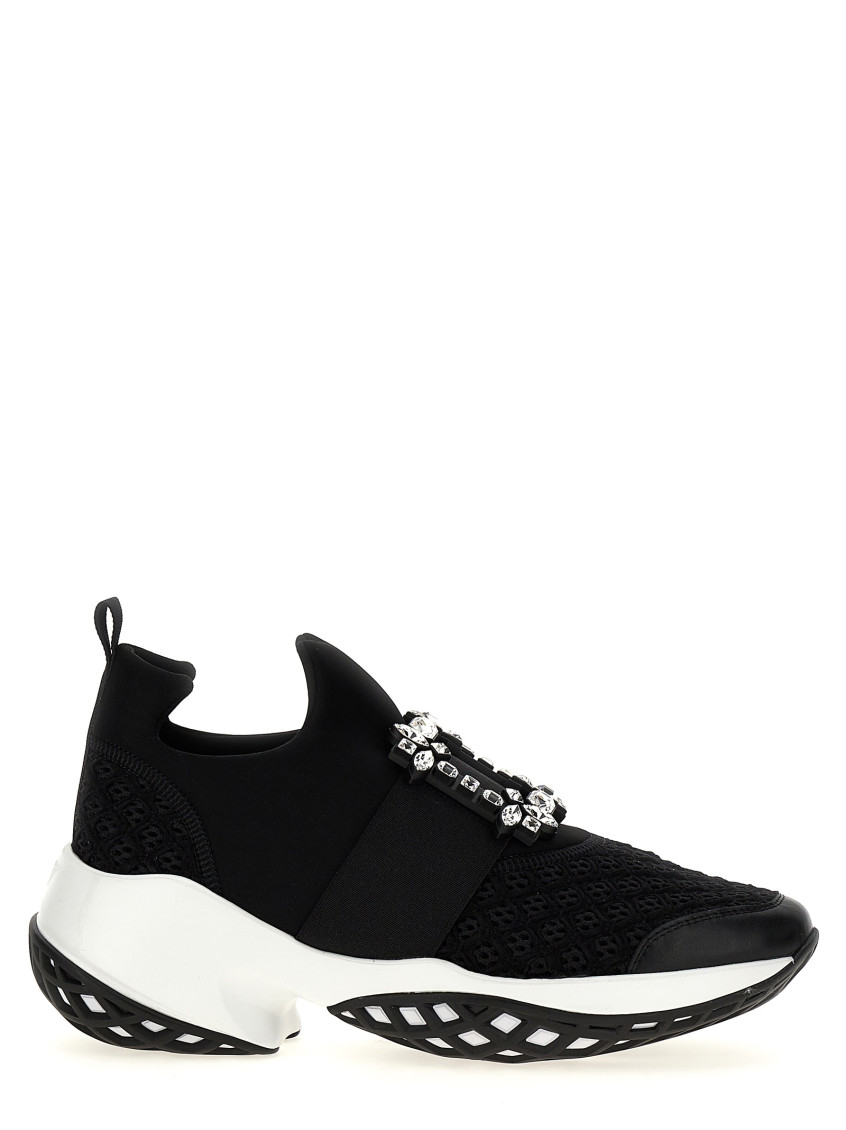 Roger Vivier "viv' Run" Sneaker In Black