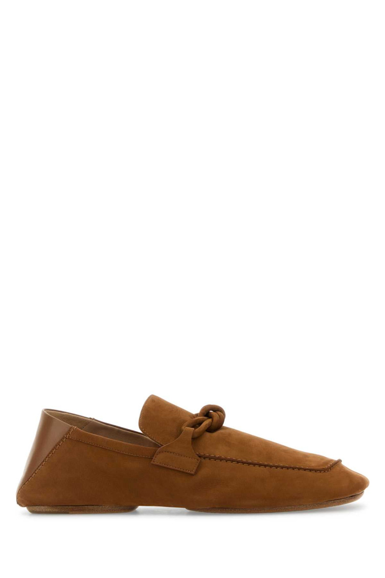 Bottega Veneta Daddy Suede Loafers - Men's - Calf Suede/rubber/calf Leather