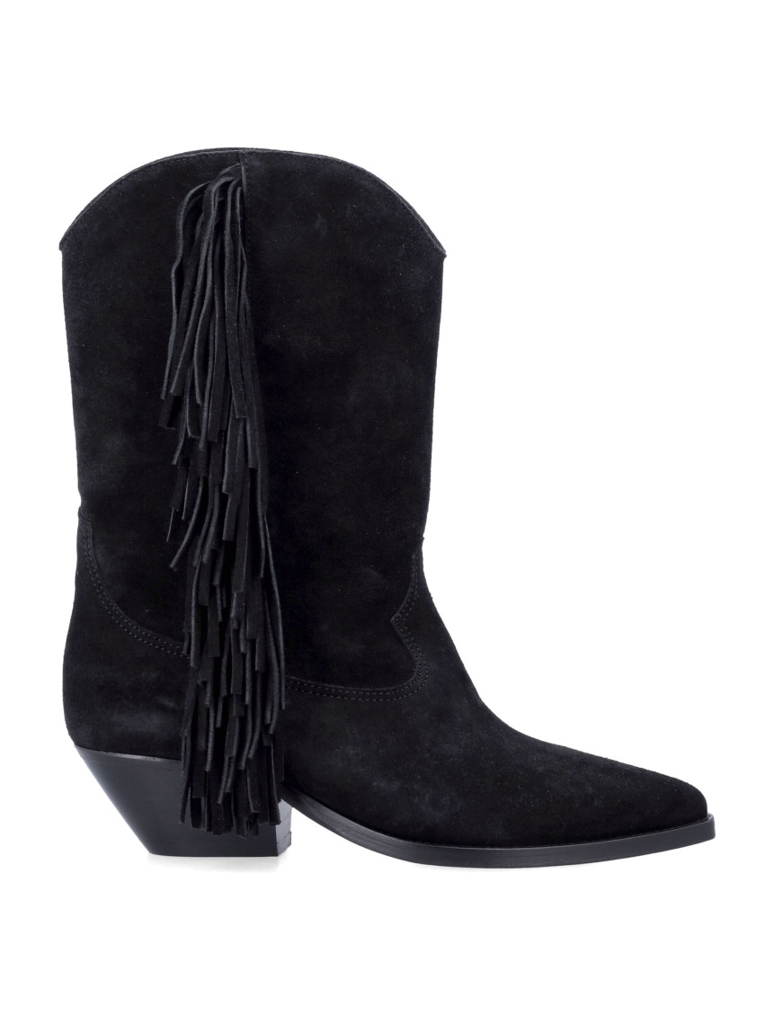 ISABEL MARANT BLACK SUEDE BOOTS
