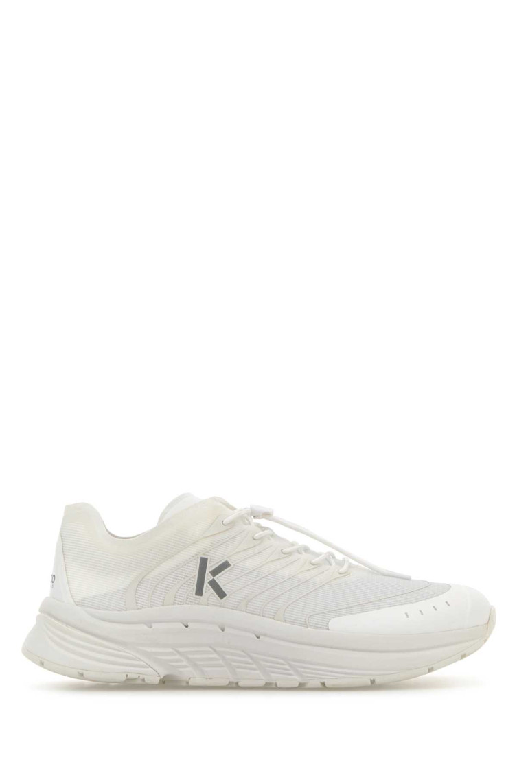 KENZO WHITE LOGO SNEAKERS
