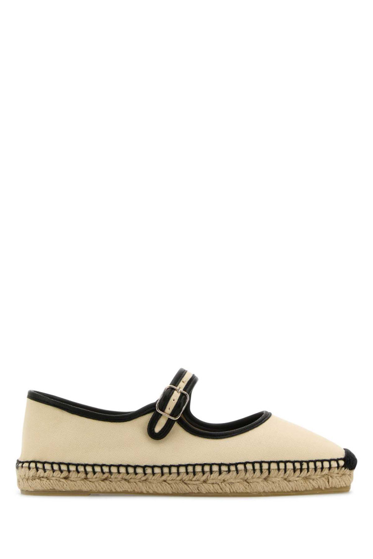 Shop Castaã±er Beige Canvas Espadrilles