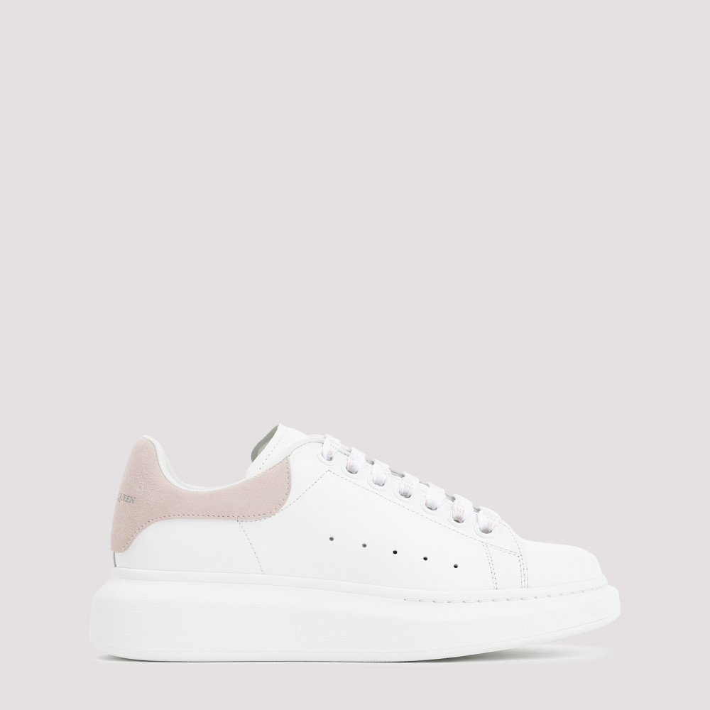 ALEXANDER MCQUEEN WHITE LACE UP SNEAKERS