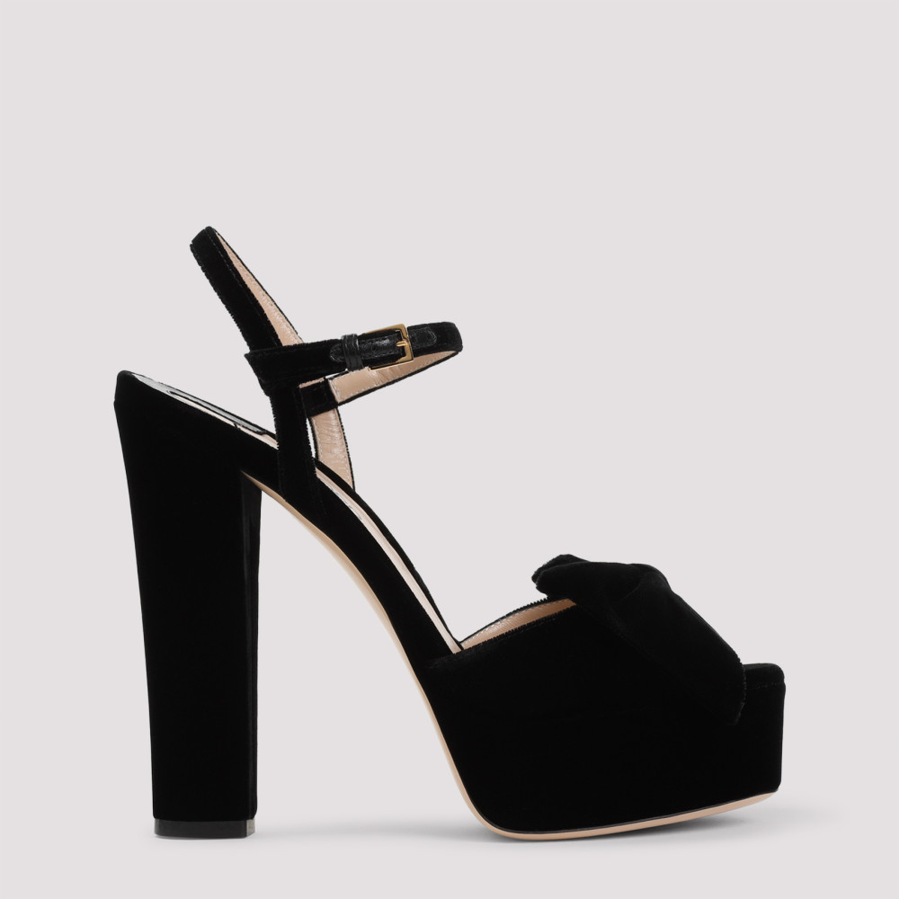 TOM FORD BLACK PLATFORM HEELS