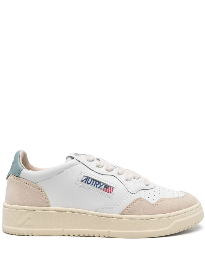 AUTRY WHITE LOW TOP SNEAKERS