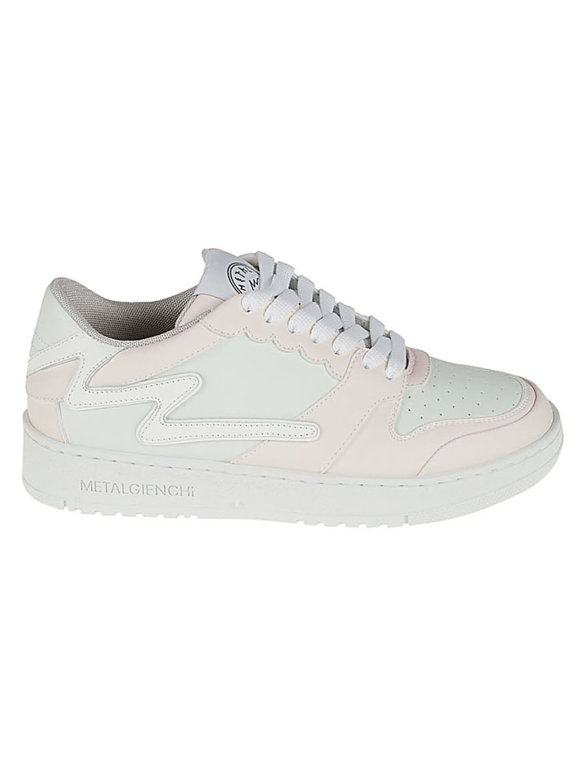 Metalgienchi Icx Low Leather Sneakers In Fuchsia