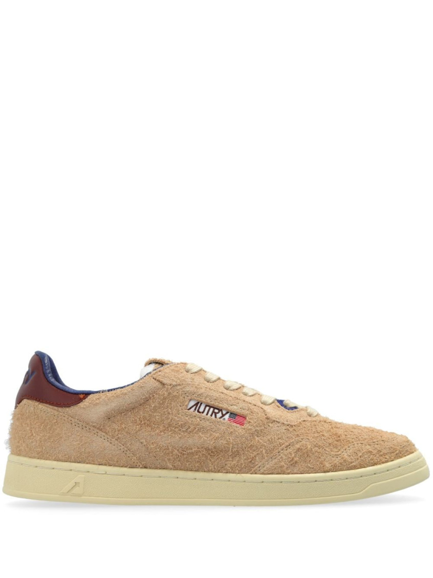 Autry Medalist Suede Sneakers In Brown