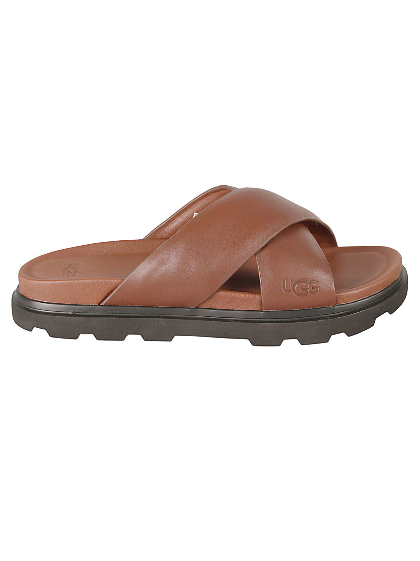 Ugg Dark Brown Slip On Sandals