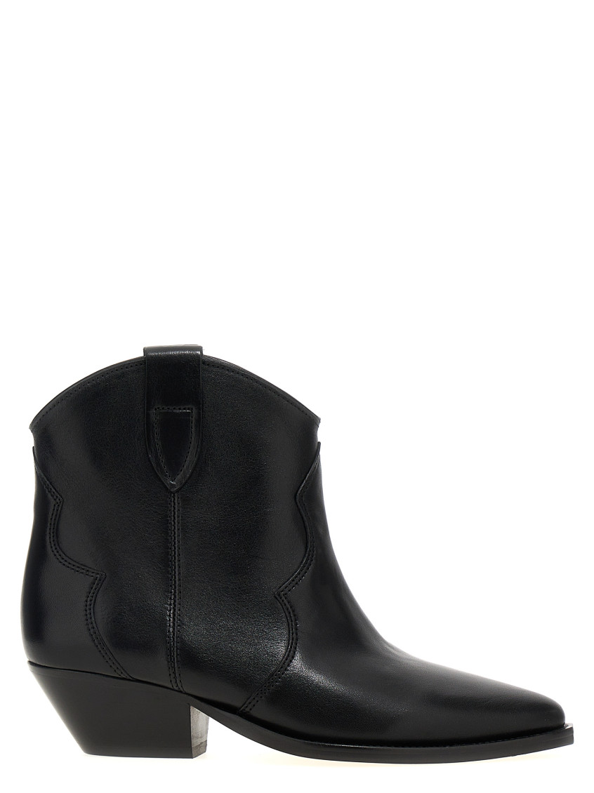 Isabel Marant Dewina Heeled Ankle Boots In Black