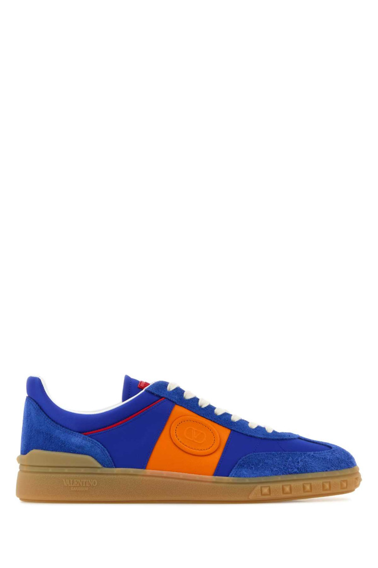 Valentino Multicolor Split Leather And Leather Upvillage Sneakers