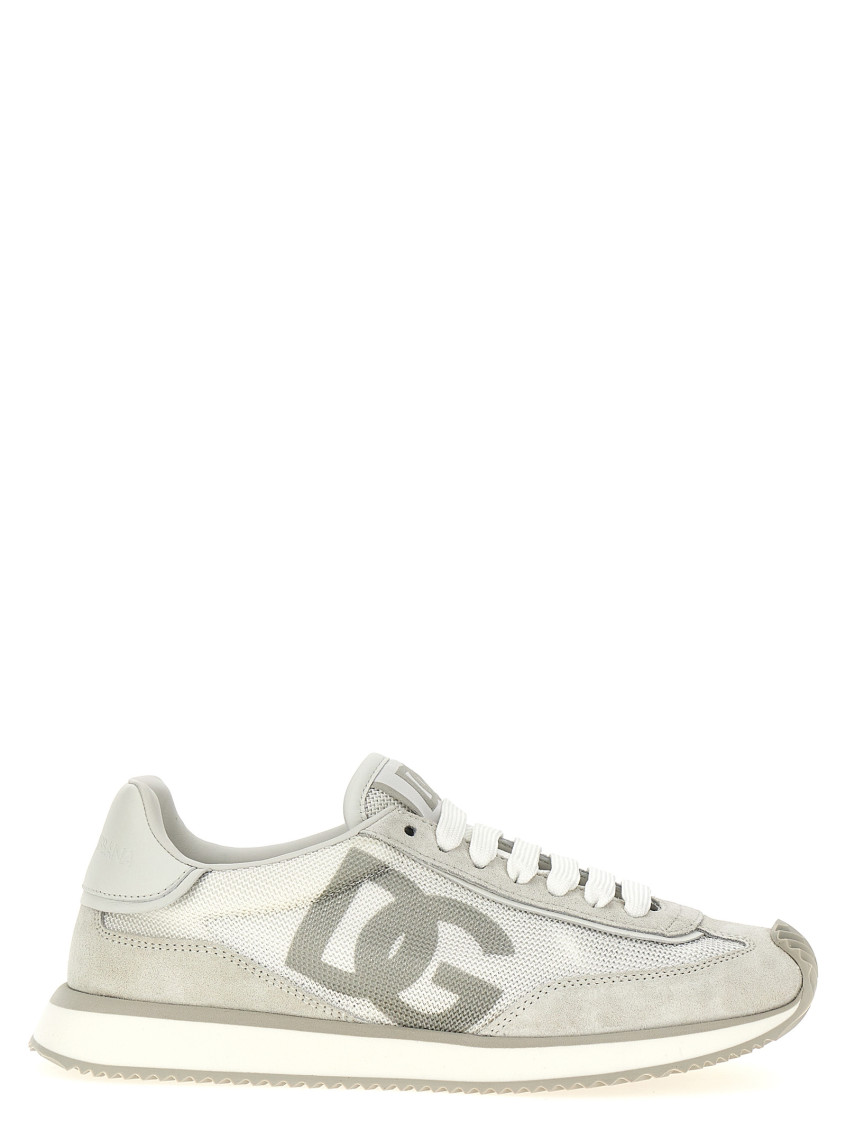 Shop Dolce & Gabbana White Logo Sneakers