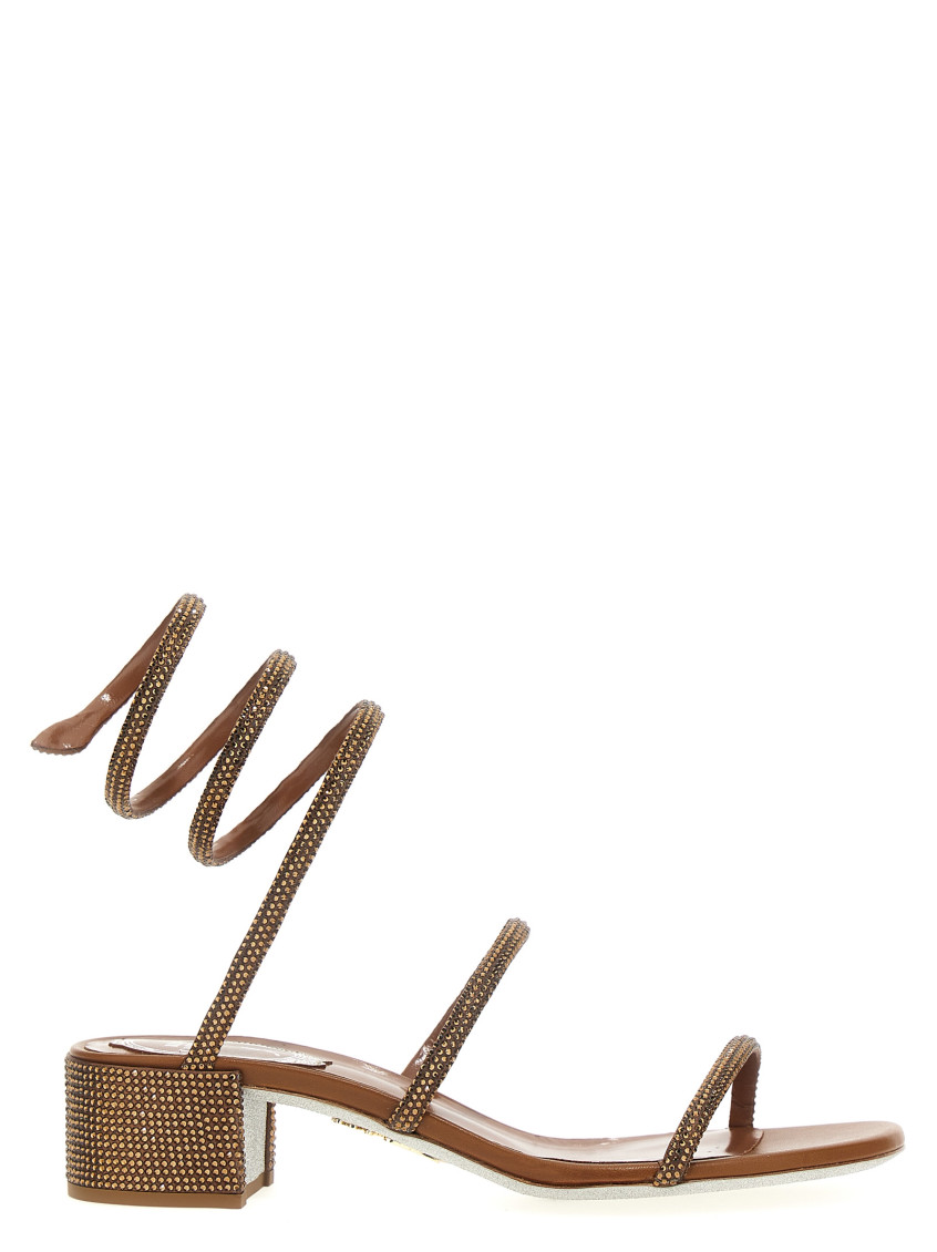 René Caovilla Sandals In Brown