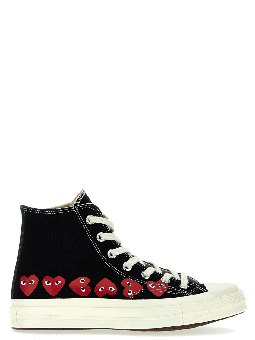 Comme Des Garçons Comme Des Garcons Chuck Taylor High Top Sneakers In Black
