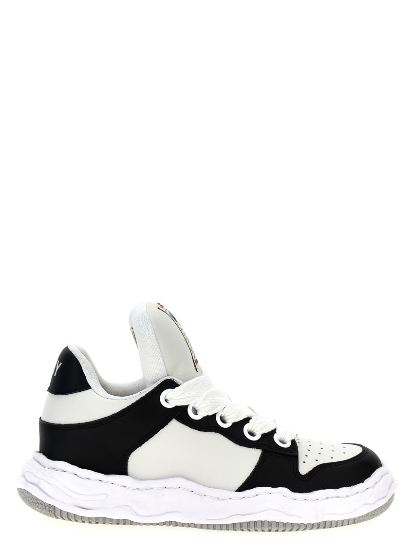 Maison Yasuhiro Blackwhite Wayne Sneakers In Blackwhite