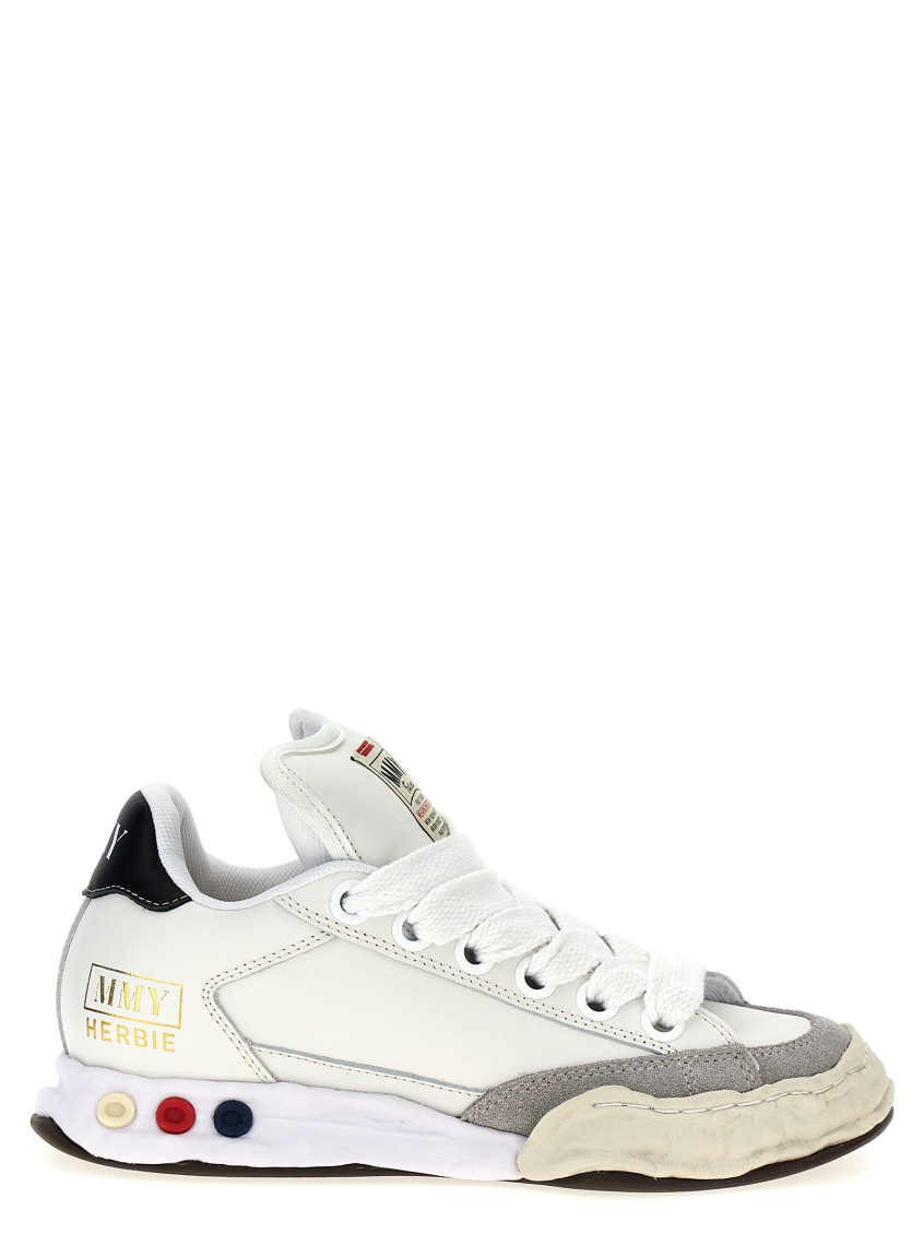 Maison Yasuhiro White Herbie Sneakers In White