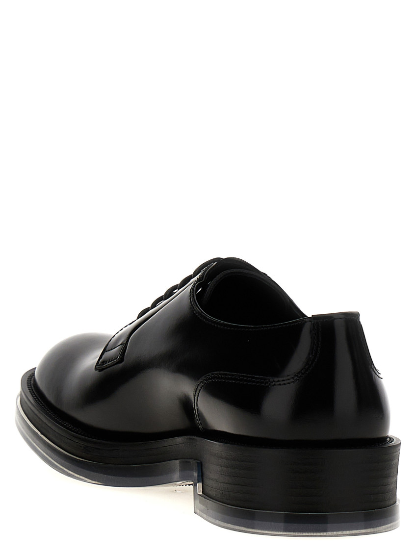 Alexander Mcqueen Black Float Lace Up Shoes for Men Online USA at  Darveys.com