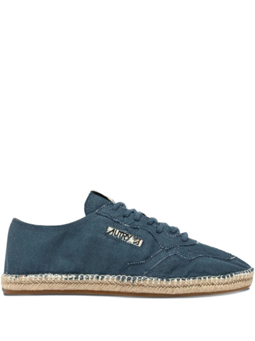 Autry Espadrillas Canvas Sneakers In Blue