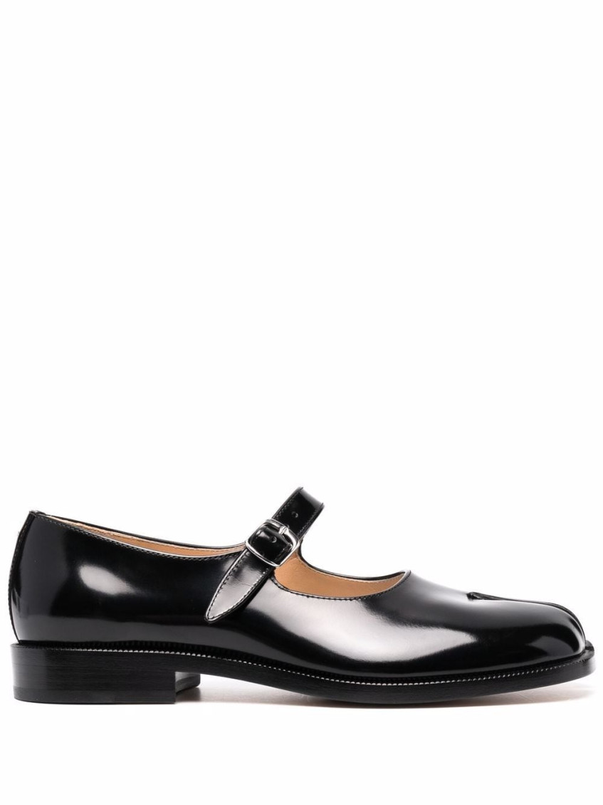 Maison Margiela Black Mary Jane Ballet Flats
