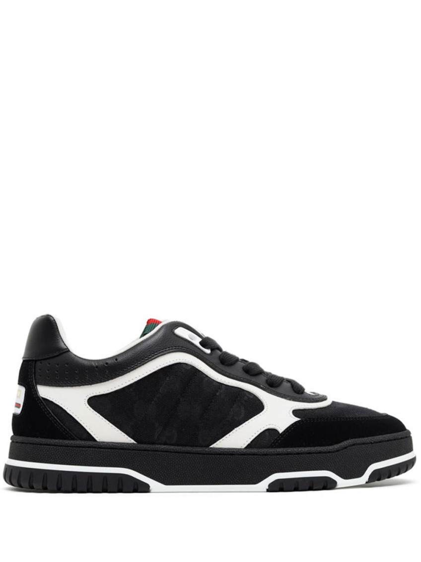 Gucci Re-web Sneakers In Black