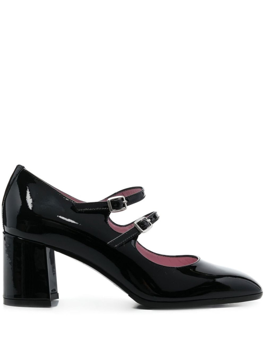 Carel Paris Elegant High-heeled Mary Jane With Adjustable Straps In Black