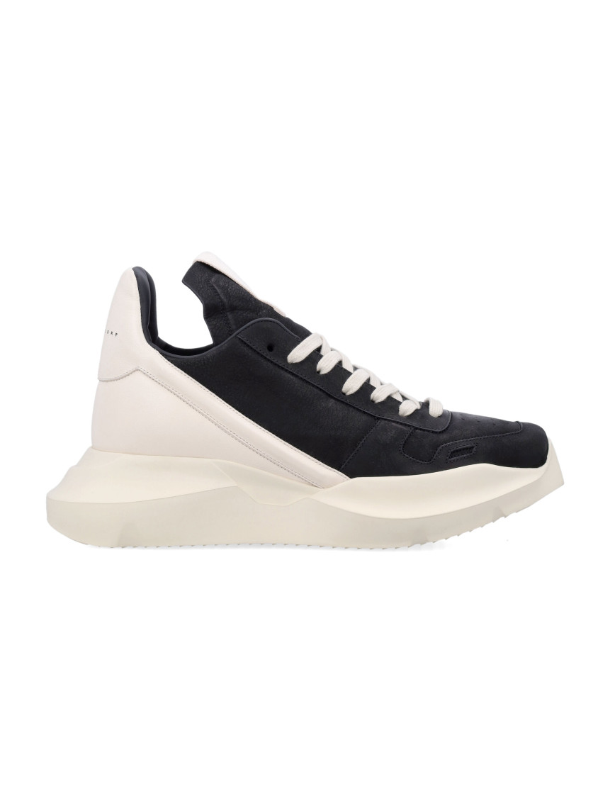 Rick Owens Blackwhite High Top Sneakers In Multi