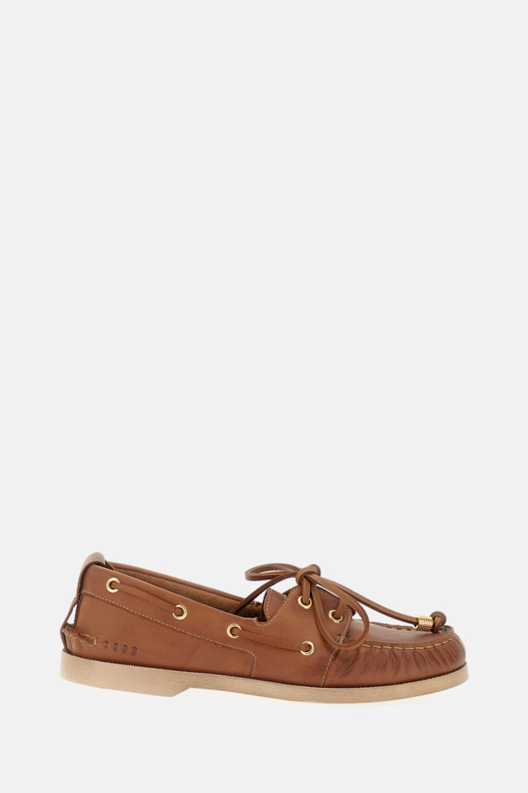 Golden Goose Deluxe Brand Ruched Lace-up Loafers In Multi