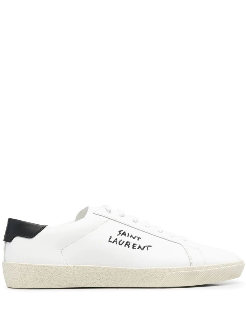 Saint Laurent Court Sl/06 Sneakers In White
