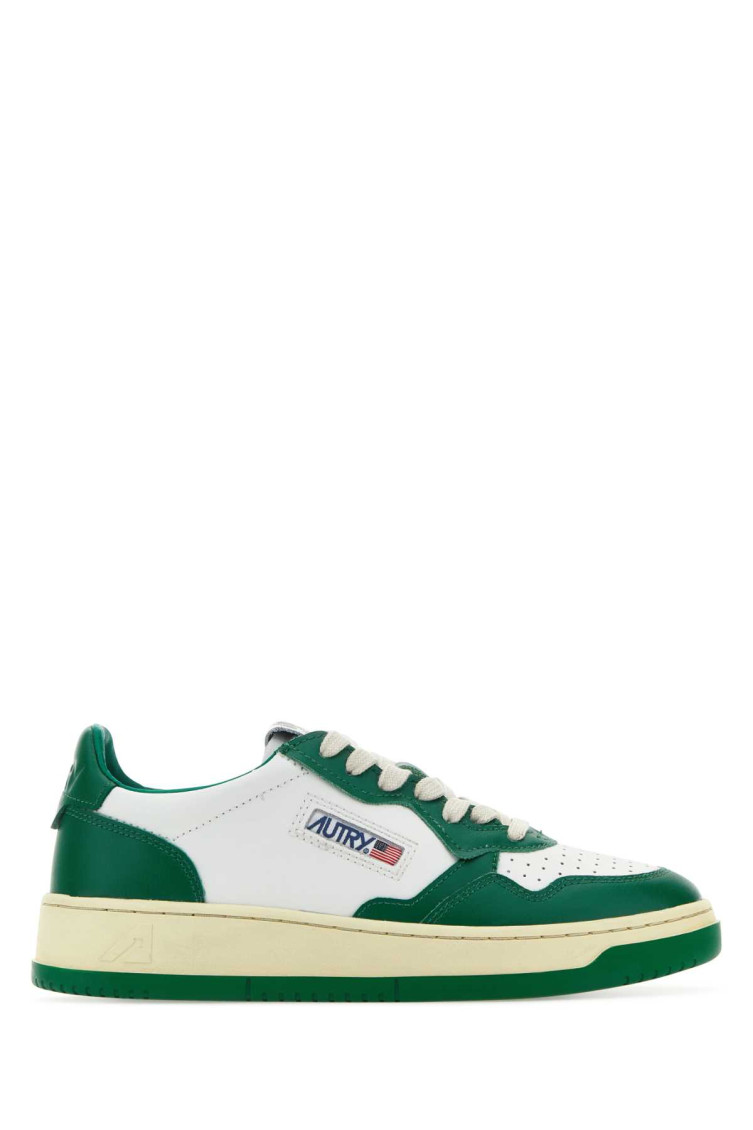 Autry Medalist Platform Sneakers In Green