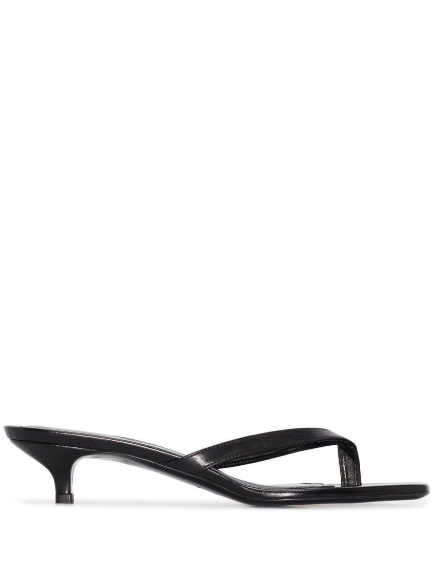 Totême Toteme Women Flip Flop Kitten Heels In Black