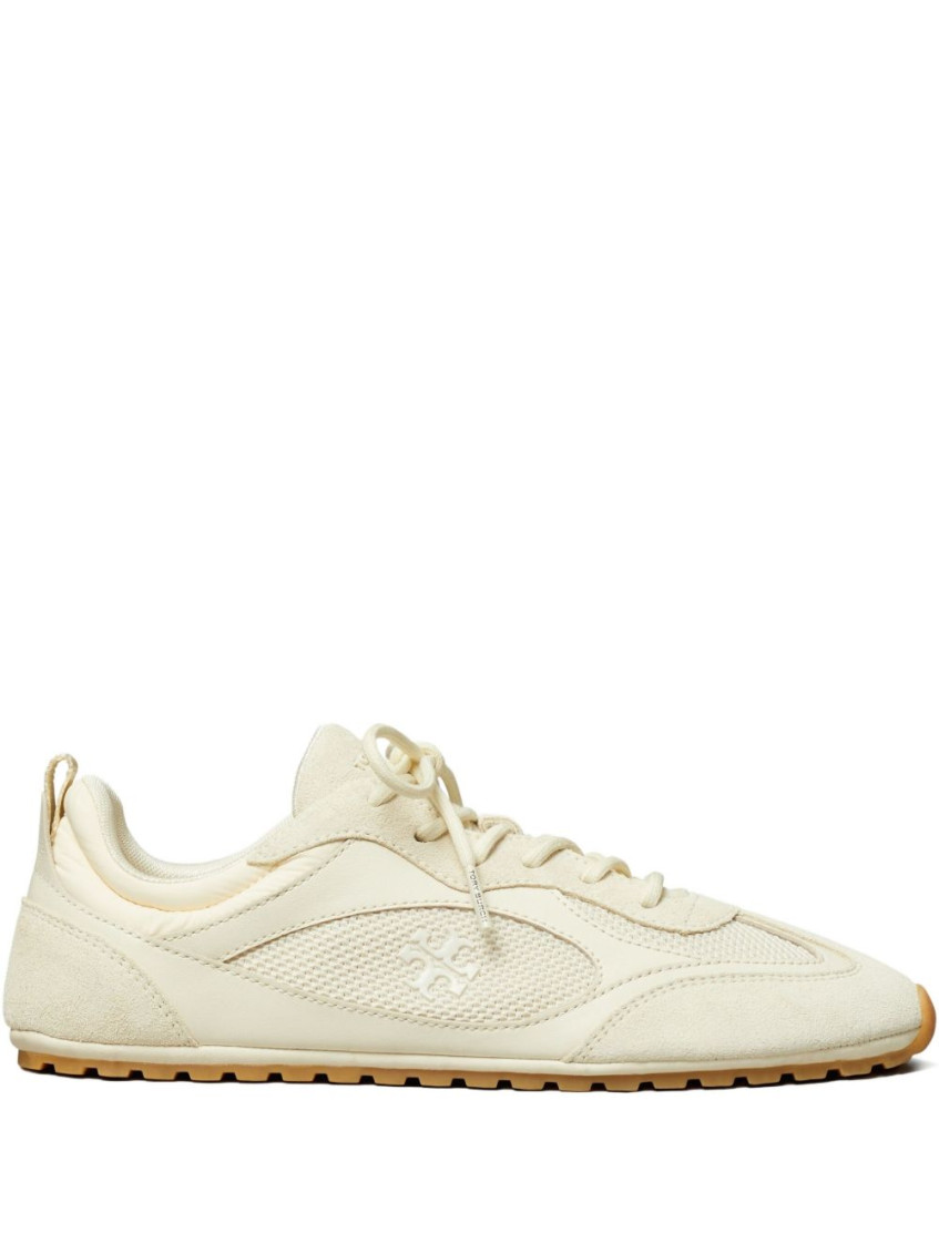 Tory Burch Beige Lace-up Sneakers for Women Online USA at Darveys.com